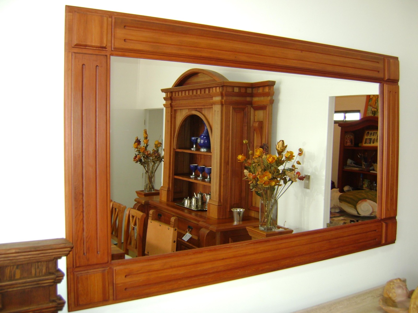 Espejo de madera